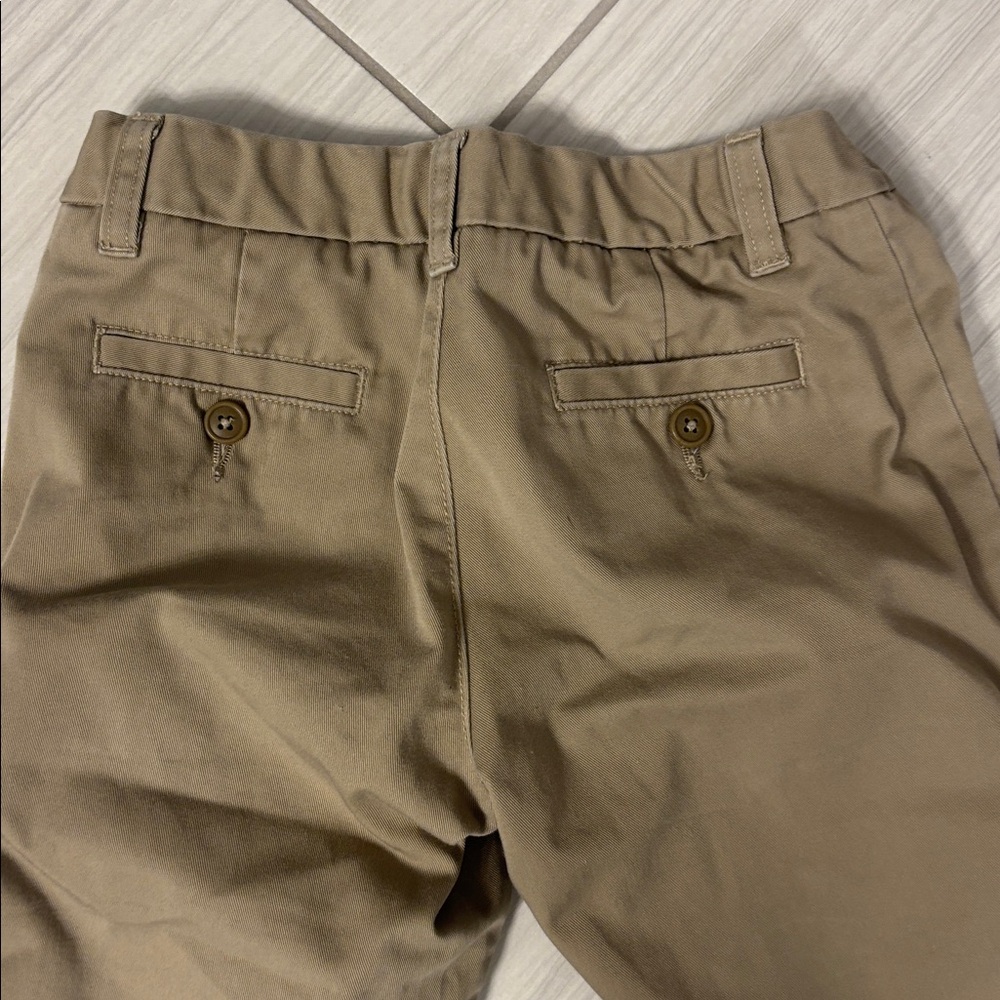 Girls uniform Lands' End Kids' Casual Tan Pants Size 8 - Picture 4 of 8